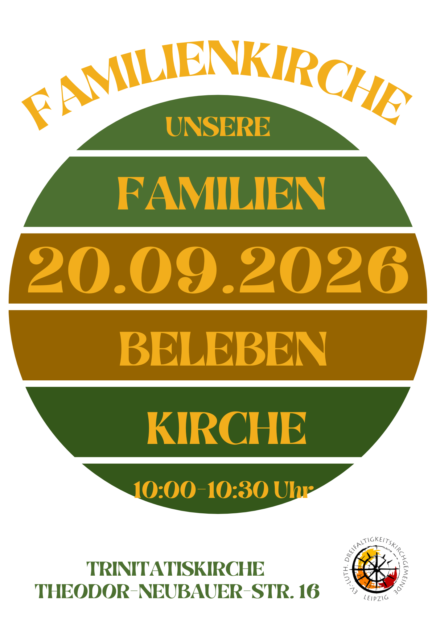Plakat zur Familienkirche am 20. September 2026