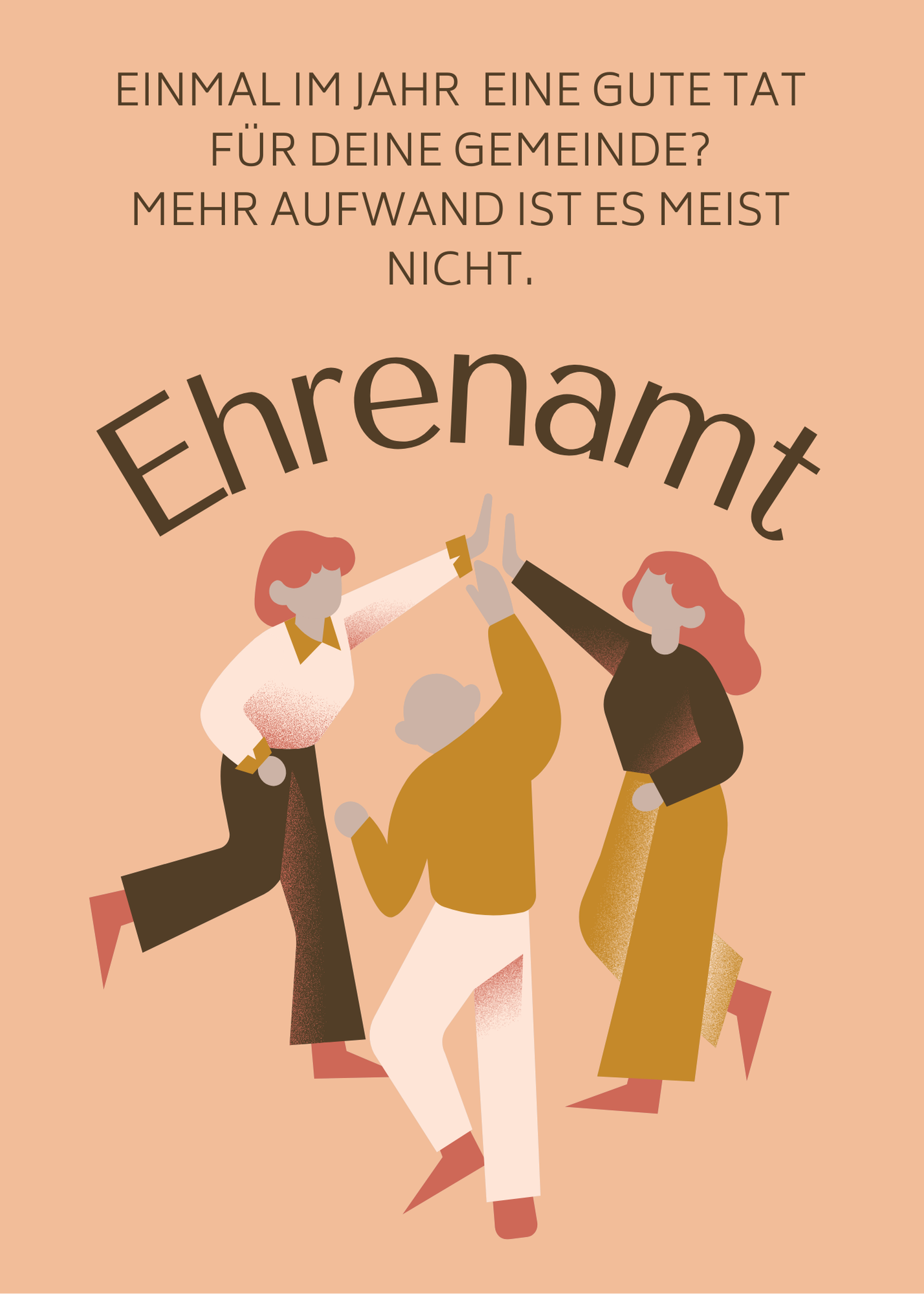 Plakat Ehrenamt