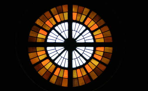 Rosette der Trinitatiskirche zu Leipzig Anger-Crottendorf, Foto: Lutz Schober Rosette der Trinitatiskirche zu Leipzig Anger-Crottendorf, Foto: Lutz Schober